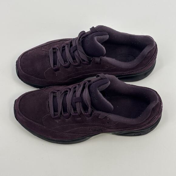 Ryka Catalyst III Womens Walking Shoes Sz 8.5 W Purple Suede Leather Lace Up - Picture 2 of 7